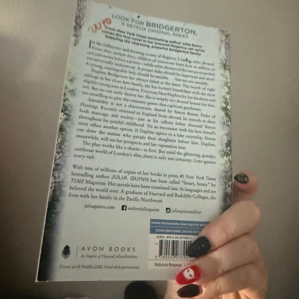 Julia Quinn Bridgerton the Duke & I Paperback Book - Picture 2 of 2